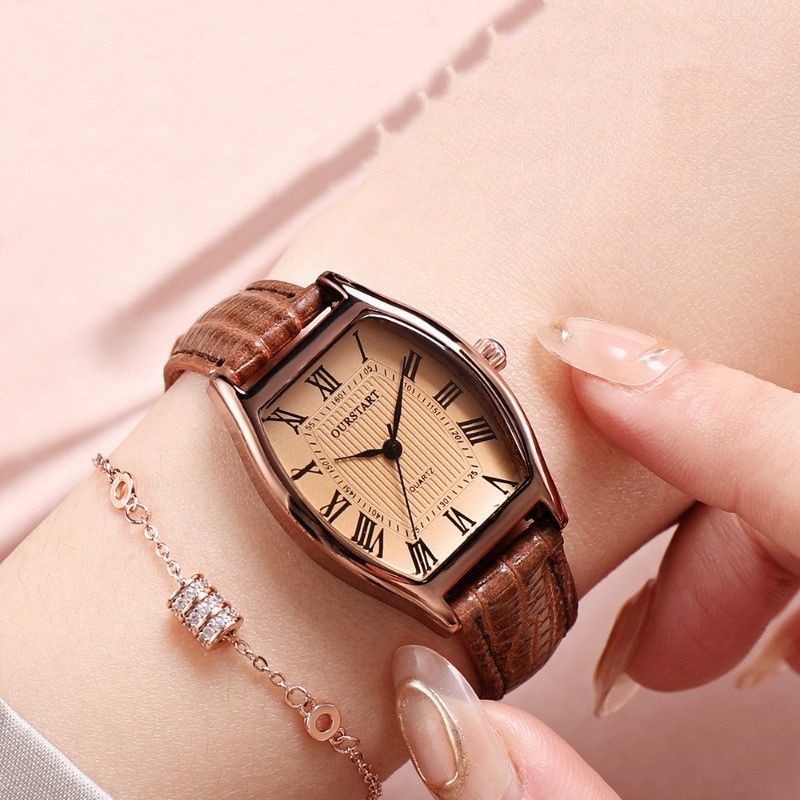 Fashion Women Watches  Women's Watches Retro Roman Quartz Belt Watches Female Wrist Watch