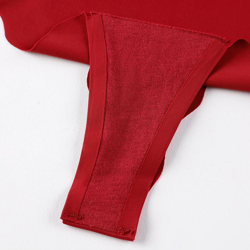 4PCS Women Panties 4PCS/Set Seamless Panties Women Sexy Underwear Ice Silk Underpants Low Waist G-string Female Soft Solid Ultra-thin Briefs