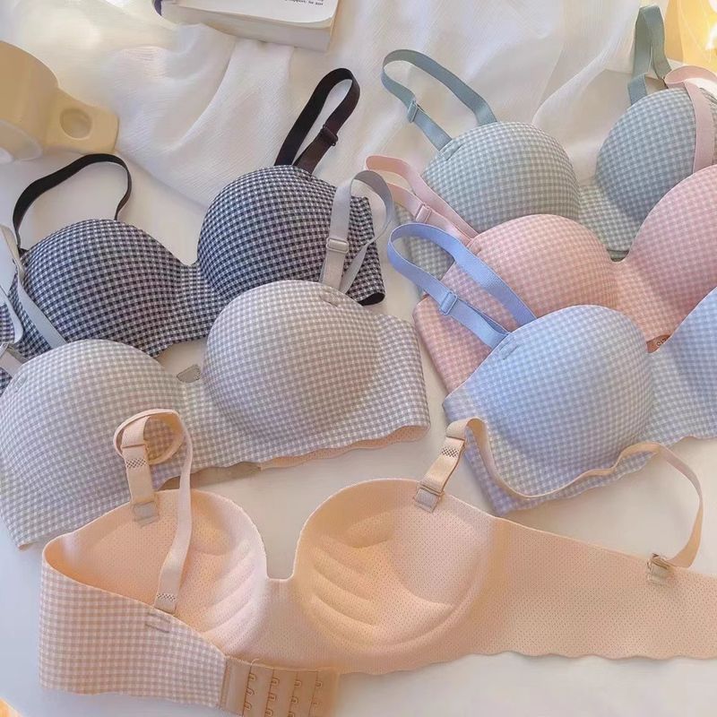 Women's Bras Women's Lingerie Women's underwire bra sweet seamless thin bra with small chest thickened and gathered