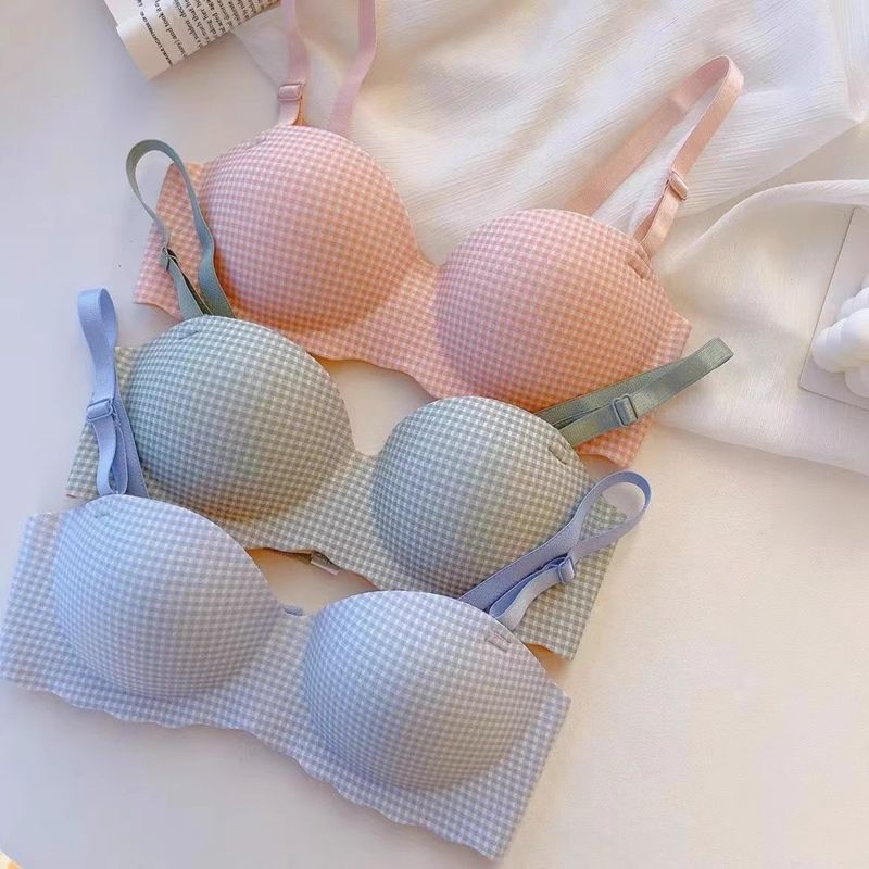 Women's Bras Women's Lingerie Women's underwire bra sweet seamless thin bra with small chest thickened and gathered