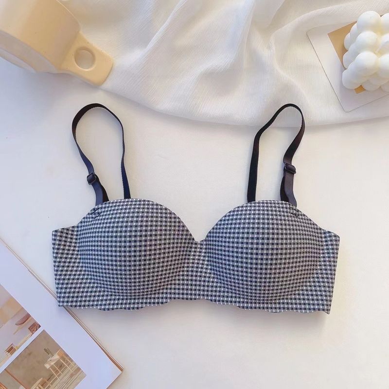 Women's Bras Women's Lingerie Women's underwire bra sweet seamless thin bra with small chest thickened and gathered