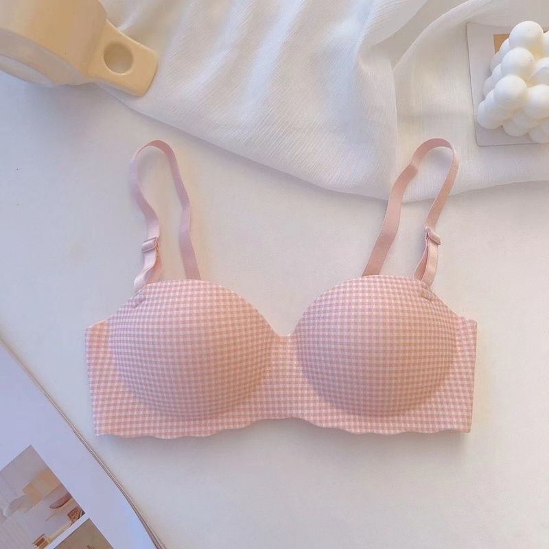 Women's Bras Women's Lingerie Women's underwire bra sweet seamless thin bra with small chest thickened and gathered