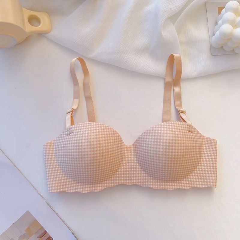 Women's Bras Women's Lingerie Women's underwire bra sweet seamless thin bra with small chest thickened and gathered