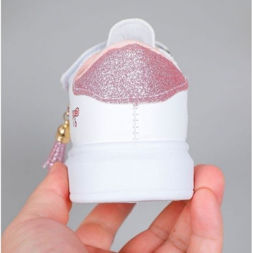 Girls' skateboard shoes spring and autumn new big children's foreign shoes student low-top casual soft-soled children's sneakers girls shoes