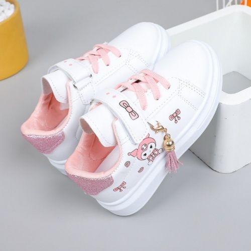 Girls' skateboard shoes spring and autumn new big children's foreign shoes student low-top casual soft-soled children's sneakers girls shoes
