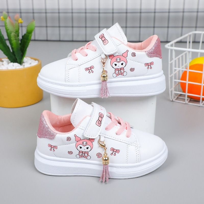 Girls' skateboard shoes spring and autumn new big children's foreign shoes student low-top casual soft-soled children's sneakers girls shoes