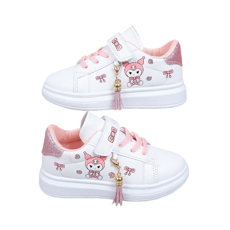 Girls' skateboard shoes spring and autumn new big children's foreign shoes student low-top casual soft-soled children's sneakers girls shoes