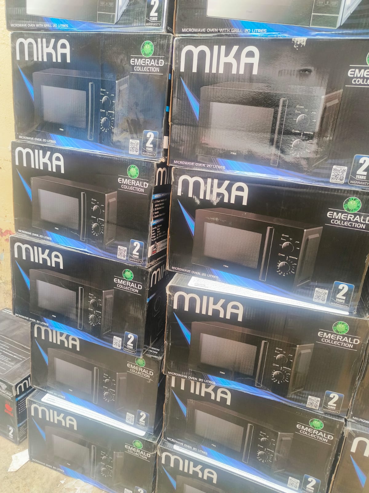 Mika  Microwave, 20L, Manual - Black