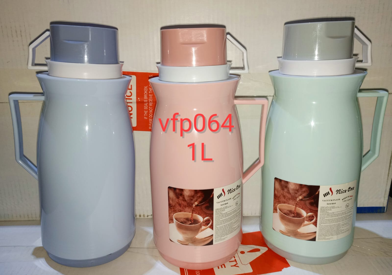 Nice One Hot Vacuum Thermos Flask Double Wall.