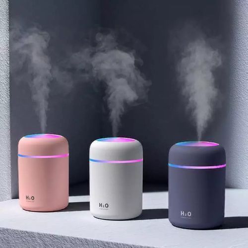 USB Nordic  130 ml Aromatherapy Humidifier With LED Light  and  Air Freshener,  For Home, Office, And Travel.