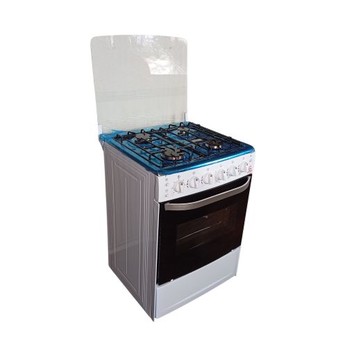 60*60 EUROCHEF FULL GAS STANDING GAS COOKER WITH GAS OVEN - Pulse Ignition, Convenient pulse ignition for both the top stove and the oven, Provides a quick and easy start every time.