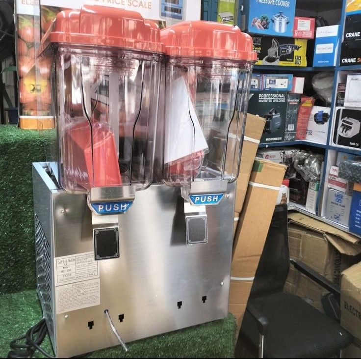 2 COL COMERCIAL JUICE DISPENSER WITH COOLER - Made from high-quality materials, our juice dispensers are built to withstand daily use