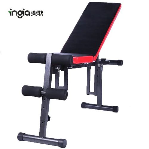 ADJUSTABLE GYM BENCH - Precision welding and strengthened hardware keeps it all together securely.
