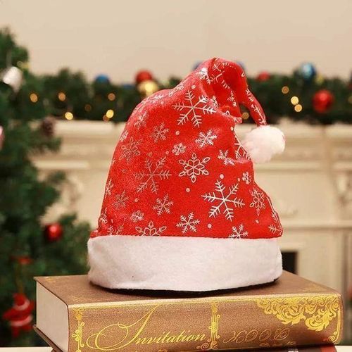 3 Pcs Velvet Santa Hats – Soft Christmas Holiday Costume Accessory, Premium velvet Santa hat with soft white trim,Comfortable, lightweight and skin-friendly,Classic festive red colour with fluffy pom.