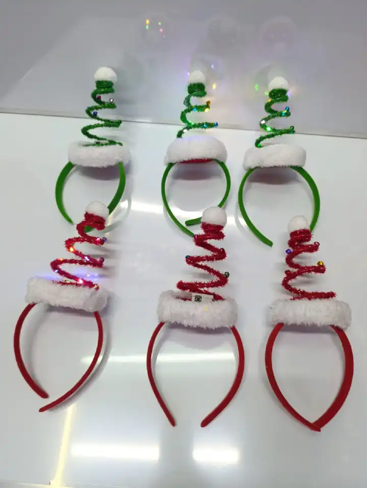 Spring Lighting Tiara – LED Christmas & Party Headpiece, Soft glow perfect for Christmas, parties, photoshoots & events, Lightweight, comfortable and adjustable fit.