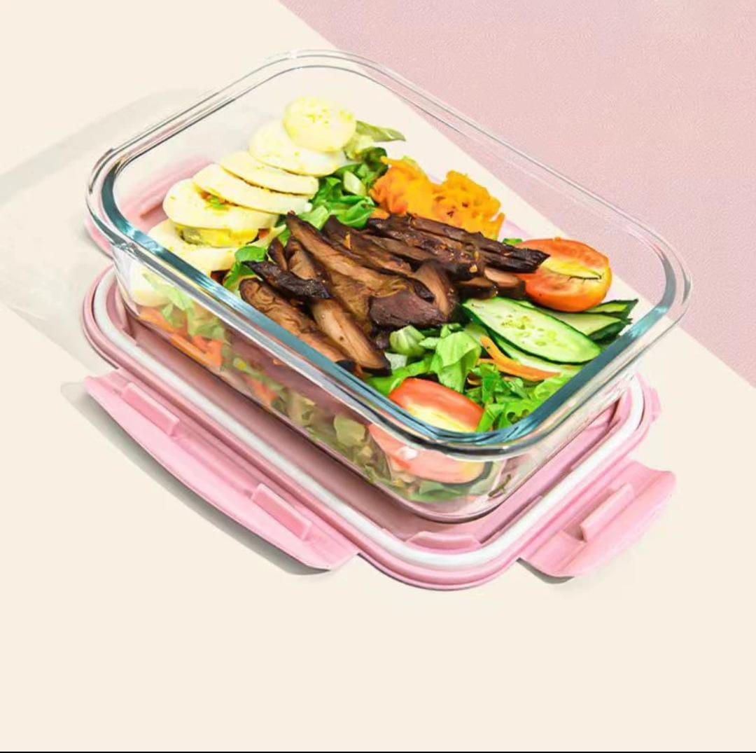 Glass food containers
