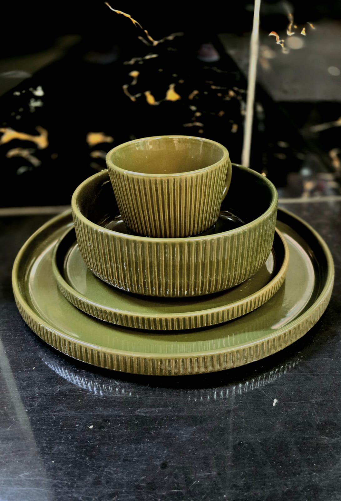 24pc Ceramic Dinner Set