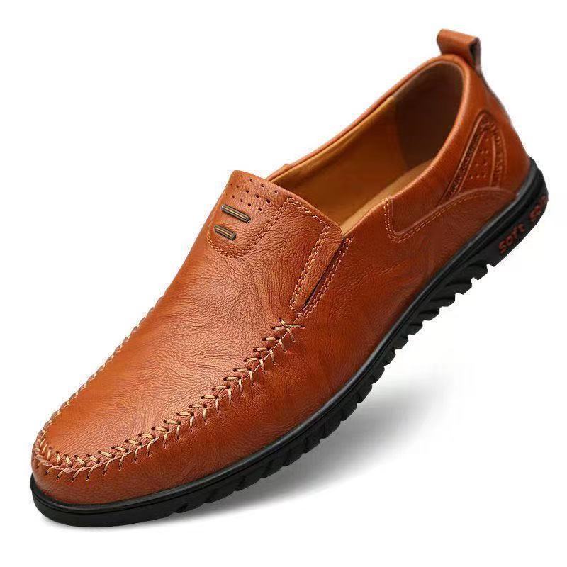 Man Summer Sneakers High Quality Handmade Leather Luxury Men's Shoe Casual Outdoor Flat Bottom Driving Shoes Zapatos De Hombre