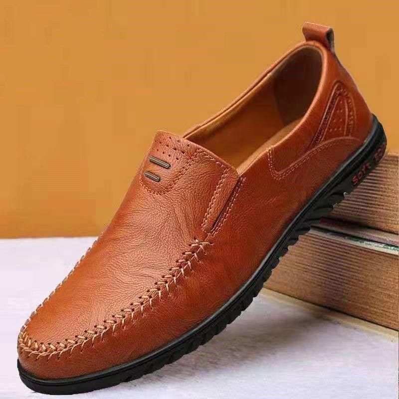 Man Summer Sneakers High Quality Handmade Leather Luxury Men's Shoe Casual Outdoor Flat Bottom Driving Shoes Zapatos De Hombre