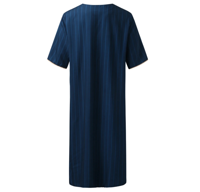 Muslim Men Jubba Thobe Kaftans Dress Ramadan Printed Dishdasha Robe Arab Loose Long Blouse Gown Eid Mubarak Clothing