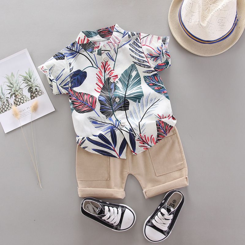 2PCS Baby Clothing Set For Boys Infant Suits Kids Clothes Fashion Baby Boy's Suit Summer Casual Clothes Set Top Shorts