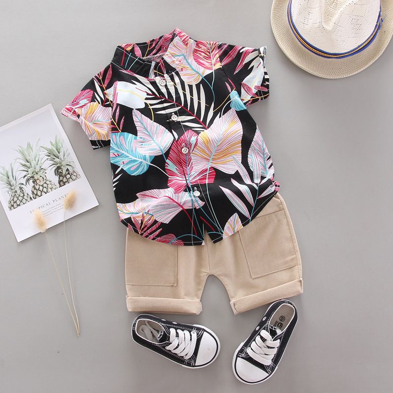 2PCS Baby Clothing Set For Boys Infant Suits Kids Clothes Fashion Baby Boy's Suit Summer Casual Clothes Set Top Shorts
