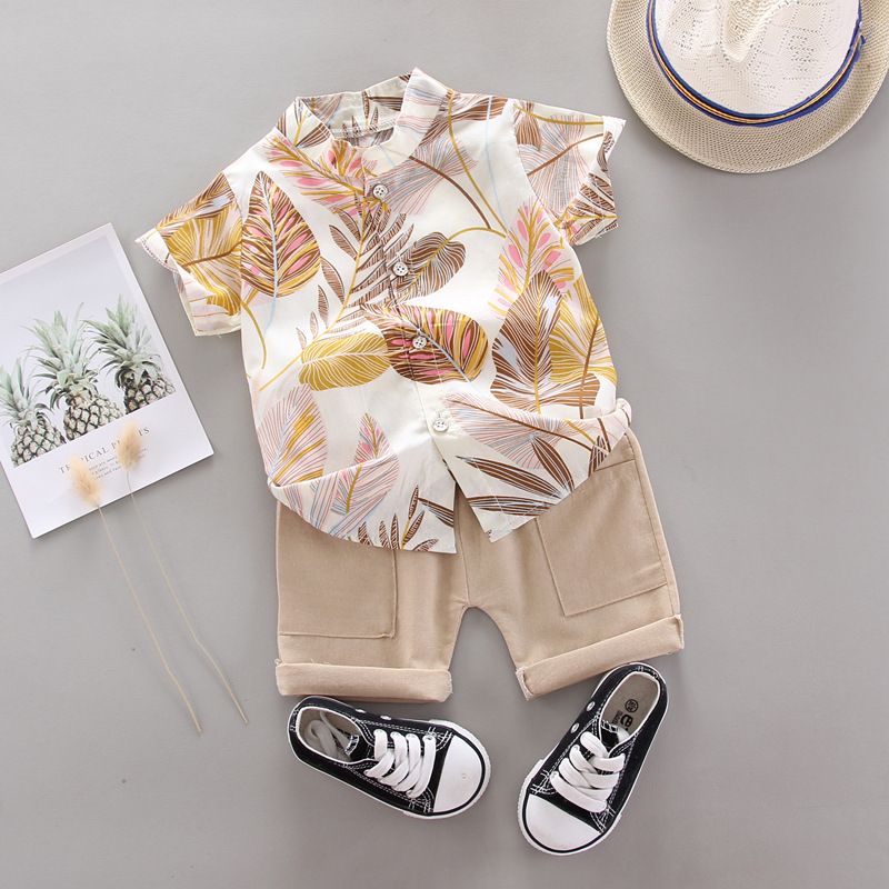 2PCS Baby Clothing Set For Boys Infant Suits Kids Clothes Fashion Baby Boy's Suit Summer Casual Clothes Set Top Shorts