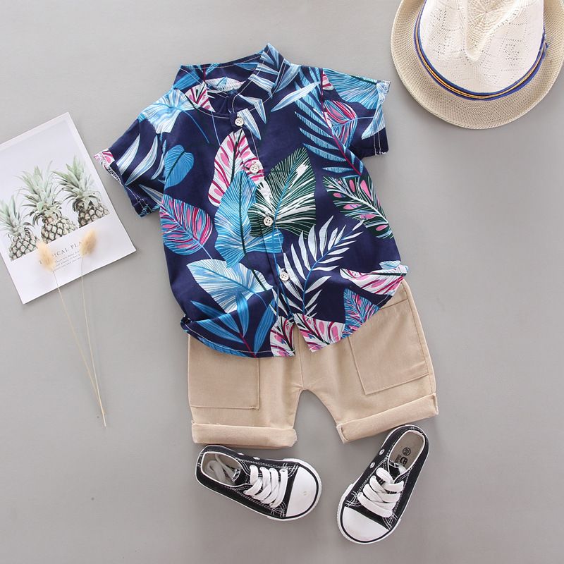 2PCS Baby Clothing Set For Boys Infant Suits Kids Clothes Fashion Baby Boy's Suit Summer Casual Clothes Set Top Shorts