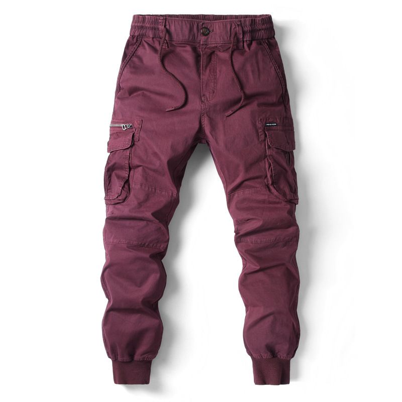 Cargo Pants Men Jogging Casual Pants Cotton Full Length Tactical Military Pants Trousers