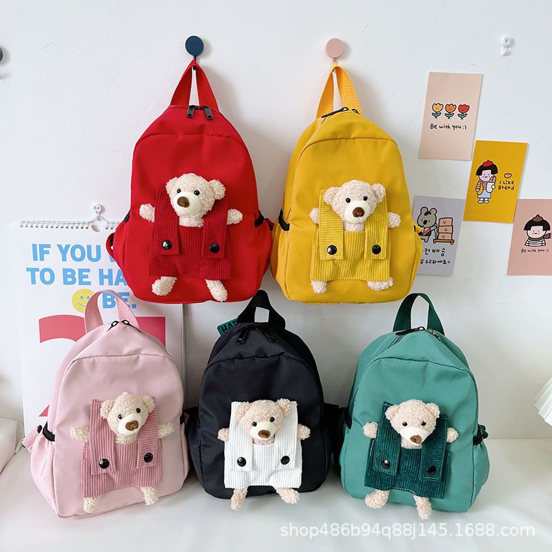 Cartoon Plush Children Backpacks Kindergarten Schoolbag Cute Animal Kids Gifts Children School Bags Baby Girls Boys Backpacks