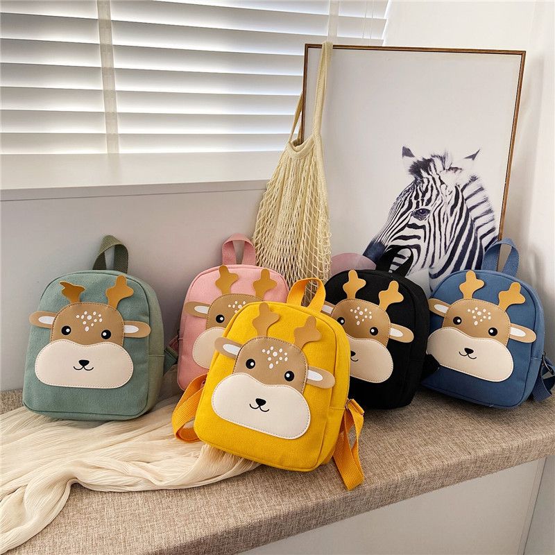 Cartoon Kindergarten Small Schoolbags for Girls Cute Canvas Children Backpack Boy Fashion Student Shoulders Bag Mochila Infantil