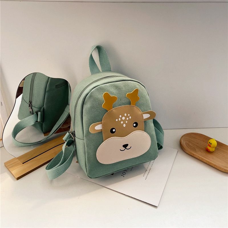 Cartoon Kindergarten Small Schoolbags for Girls Cute Canvas Children Backpack Boy Fashion Student Shoulders Bag Mochila Infantil