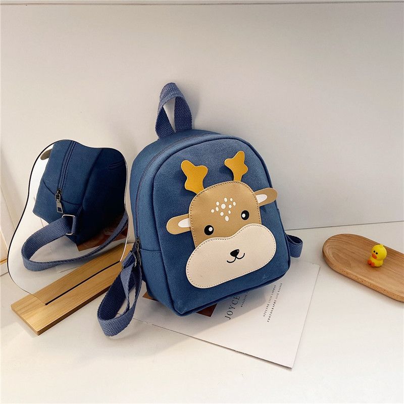Cartoon Kindergarten Small Schoolbags for Girls Cute Canvas Children Backpack Boy Fashion Student Shoulders Bag Mochila Infantil