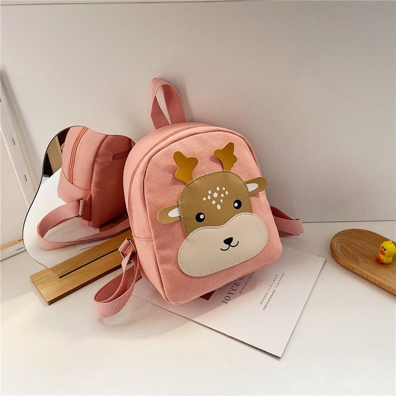 Cartoon Kindergarten Small Schoolbags for Girls Cute Canvas Children Backpack Boy Fashion Student Shoulders Bag Mochila Infantil
