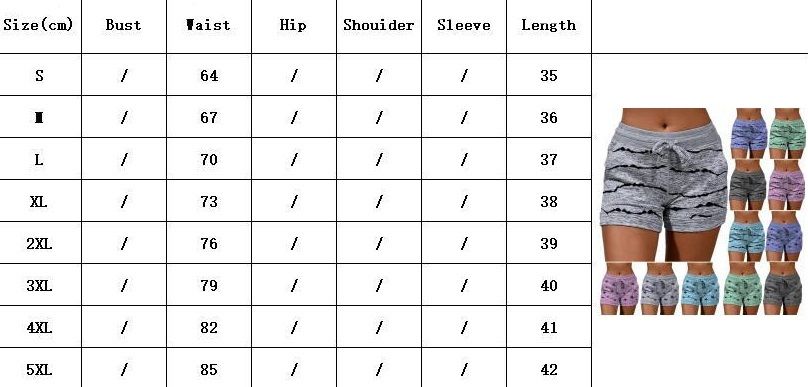 Women Striped Print Quick Dry Sport Shorts Summer Lady Drawstring Running Ride Yoga Trousers