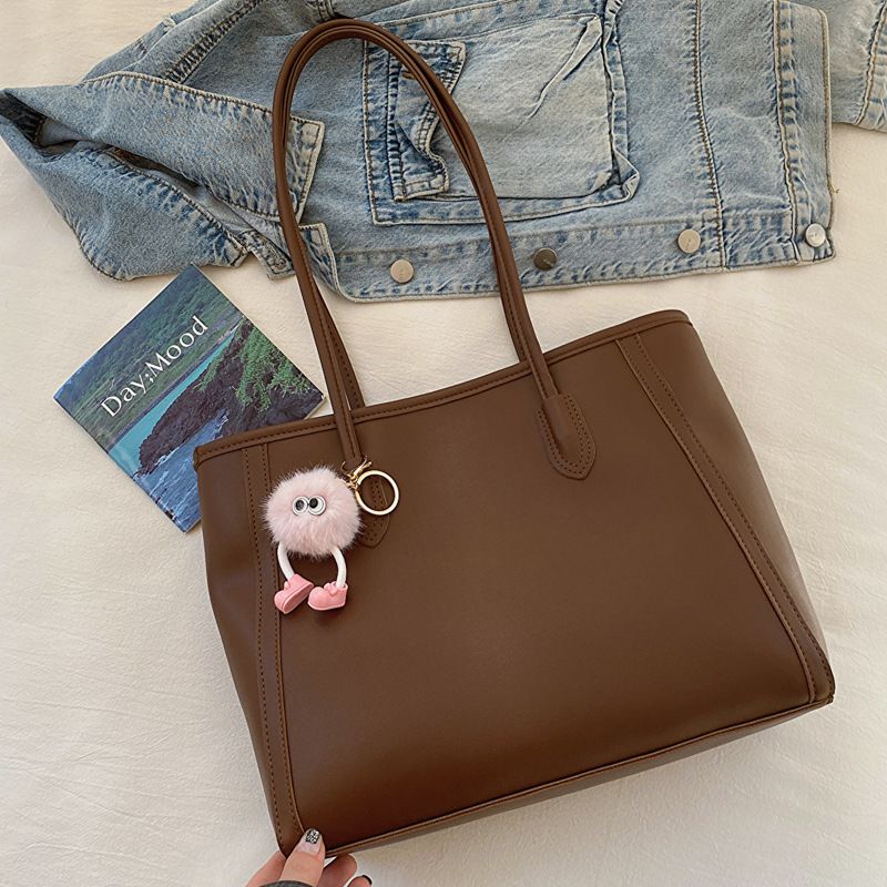 PU Leather Women Tote Bag Large Capacity Handbag Women Girls Classy Shopper Bag Handbag