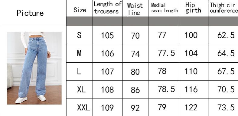Spring Summer New Jeans Women Stretch Washed Denim Straight-Leg Pants Trousers Women Fashion High Waist Button Zipper Jeans