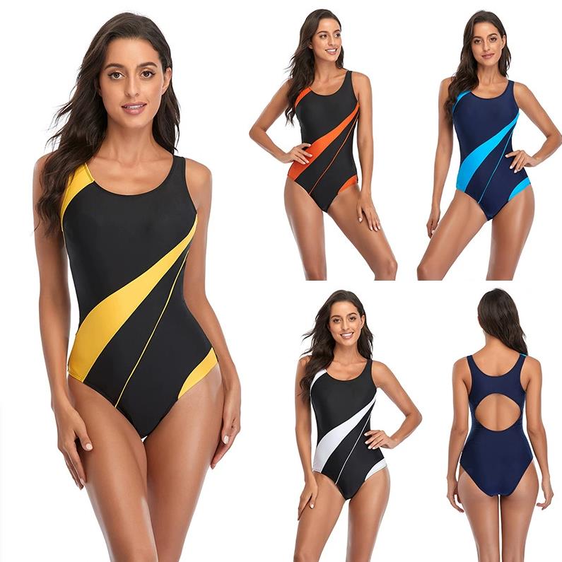 Sexy Female One-Piece Swimsuit Closed Swimwear Sports Push Up Body Women's Swim Bathing Suit Beach Pool Bather