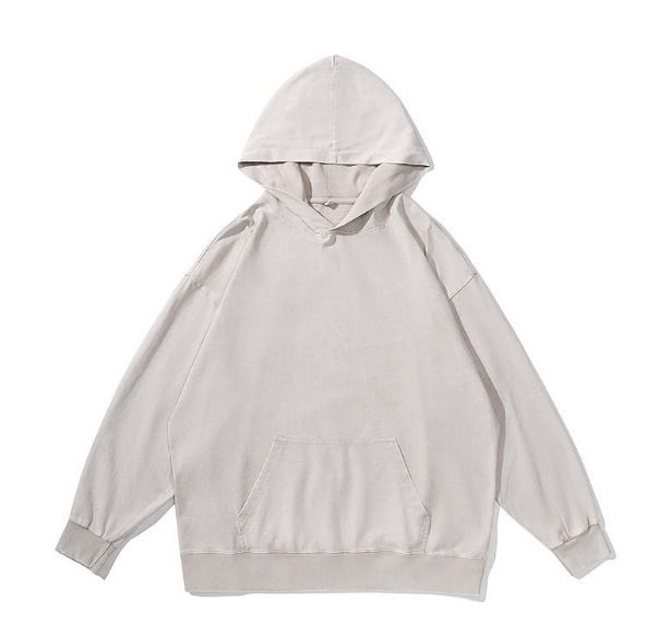 Washed Hoodie Zipper Sweatshirt Pants Tracksuit Men Women Retro Loose Distressed HipHop Oversized Big