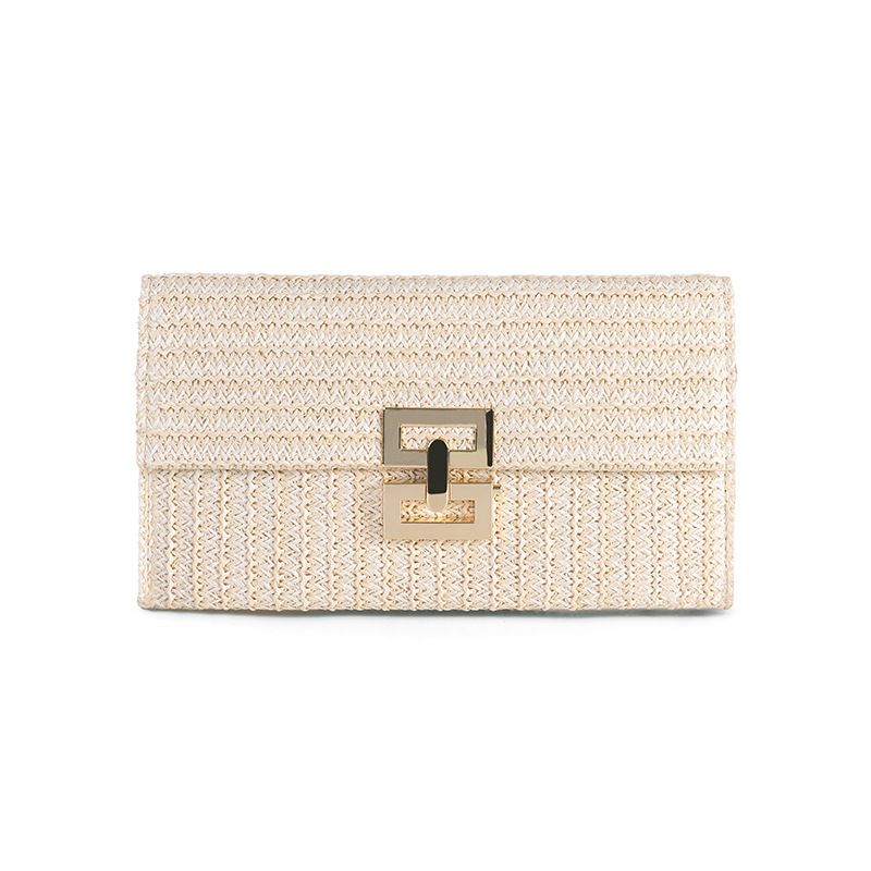 Straw Woven Clutch Purses for Women Woven Raffia Bag Summer Beach Wicker Rattan Party Wedding Evening Bag Crochet Luxury Handbag