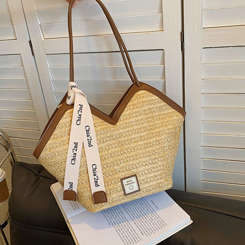 Women's Bags Fashion Beach Shoulder Bags Straw Bag Designer Luxury Lady Bag Original Replica Bags Large capacity Tote Bag