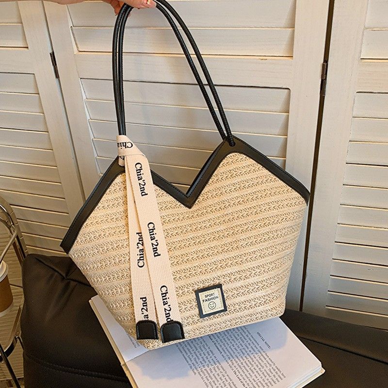 Women's Bags Fashion Beach Shoulder Bags Straw Bag Designer Luxury Lady Bag Original Replica Bags Large capacity Tote Bag