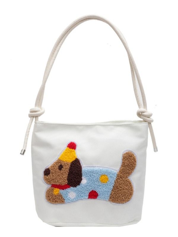 Casual Dachshund dog bag new autumn single-shoulder underarm bag for women high-end and versatile crossbody bucket bag
