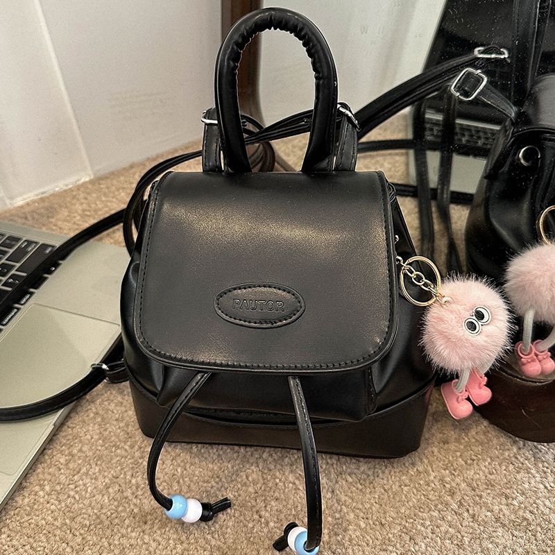 Mini Backpack for Women PU Leather Multifunction Crossbody Bag Ladies Pouch Pack Brand Shoulder Bag Casual Backpack