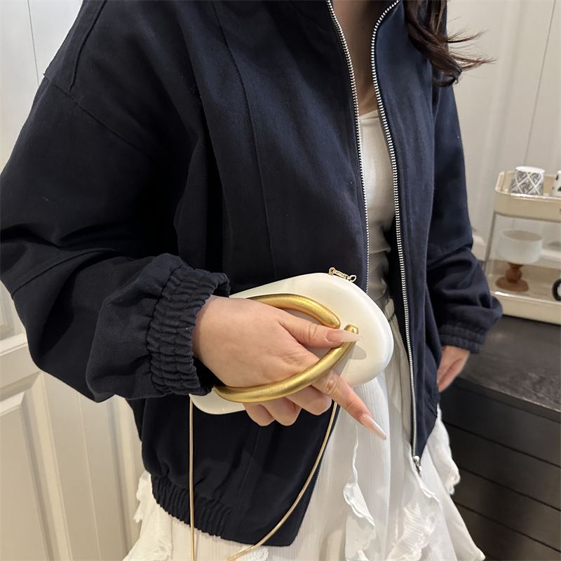 New Vintage Metallic Shoulder Crossbody Bags Luxury Mini Evening Bags Square Party Dinner Clutch Ladies Purse Handbags Shoulder Bags