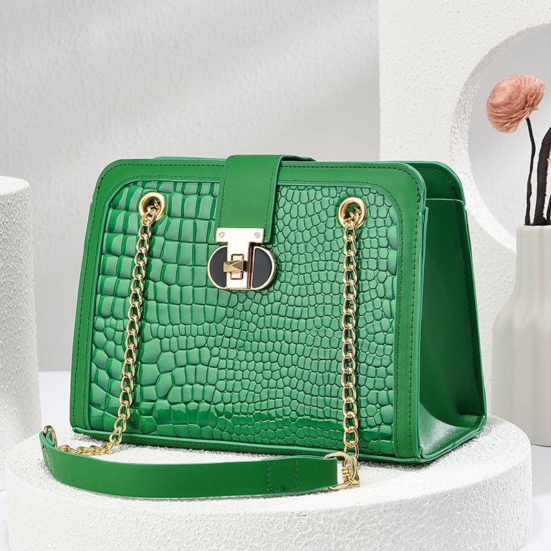 Brown Black Shoulder Bags for Women Large Shopper Bag Solid Color Soft Leather Crossbody Handbag Lady Travel Tote Bag