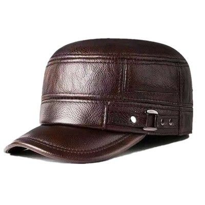 Winter Cap Men's Flat Caps Military Hat Elegant Man Baseball Cap British Vintage  Warm Hat