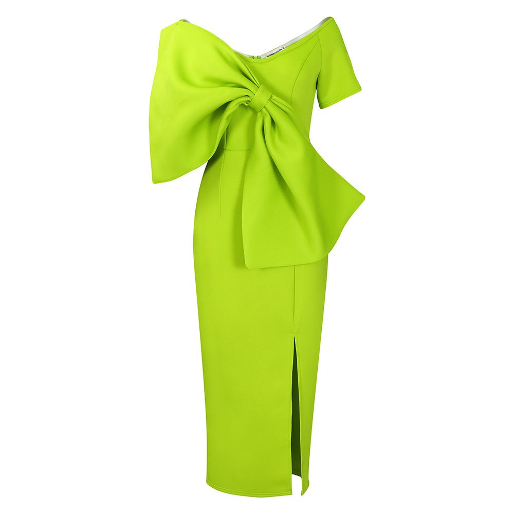 African Women Long Dresses Summer Sexy Big Bow Elegant V-neck Party Wedding Polyester White Pink Purple Robes Maxi Dress
