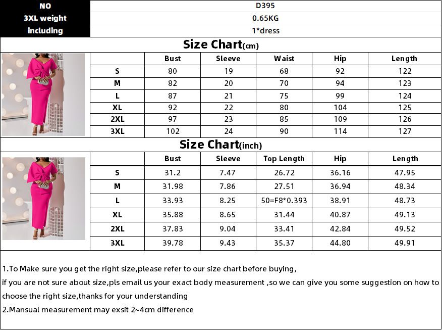 African Women Long Dresses Summer Sexy Big Bow Elegant V-neck Party Wedding Polyester White Pink Purple Robes Maxi Dress