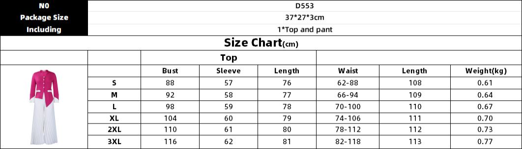 Women's Set Full Flare Sleeve Button Blazer Shirt + Pleated Long Pants Suit Streetwear Two 2 Piece Set Africa OL Outfits